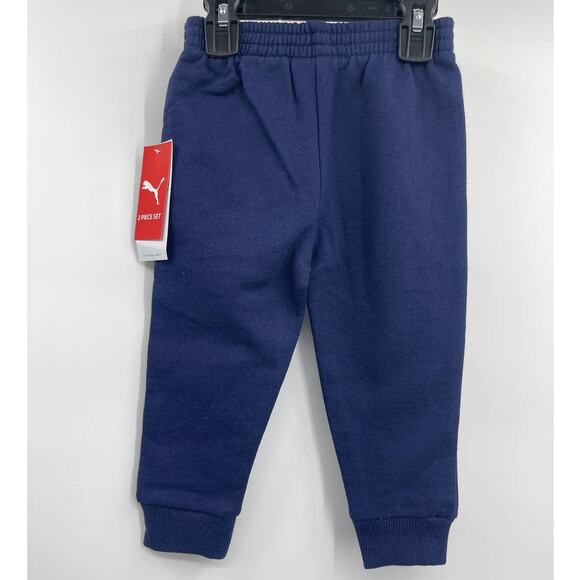 Puma Childrens Kids Girls Blue Lilac Sweatshirt Jogger Pants 2 pc Set 18 months - Picture 8 of 10